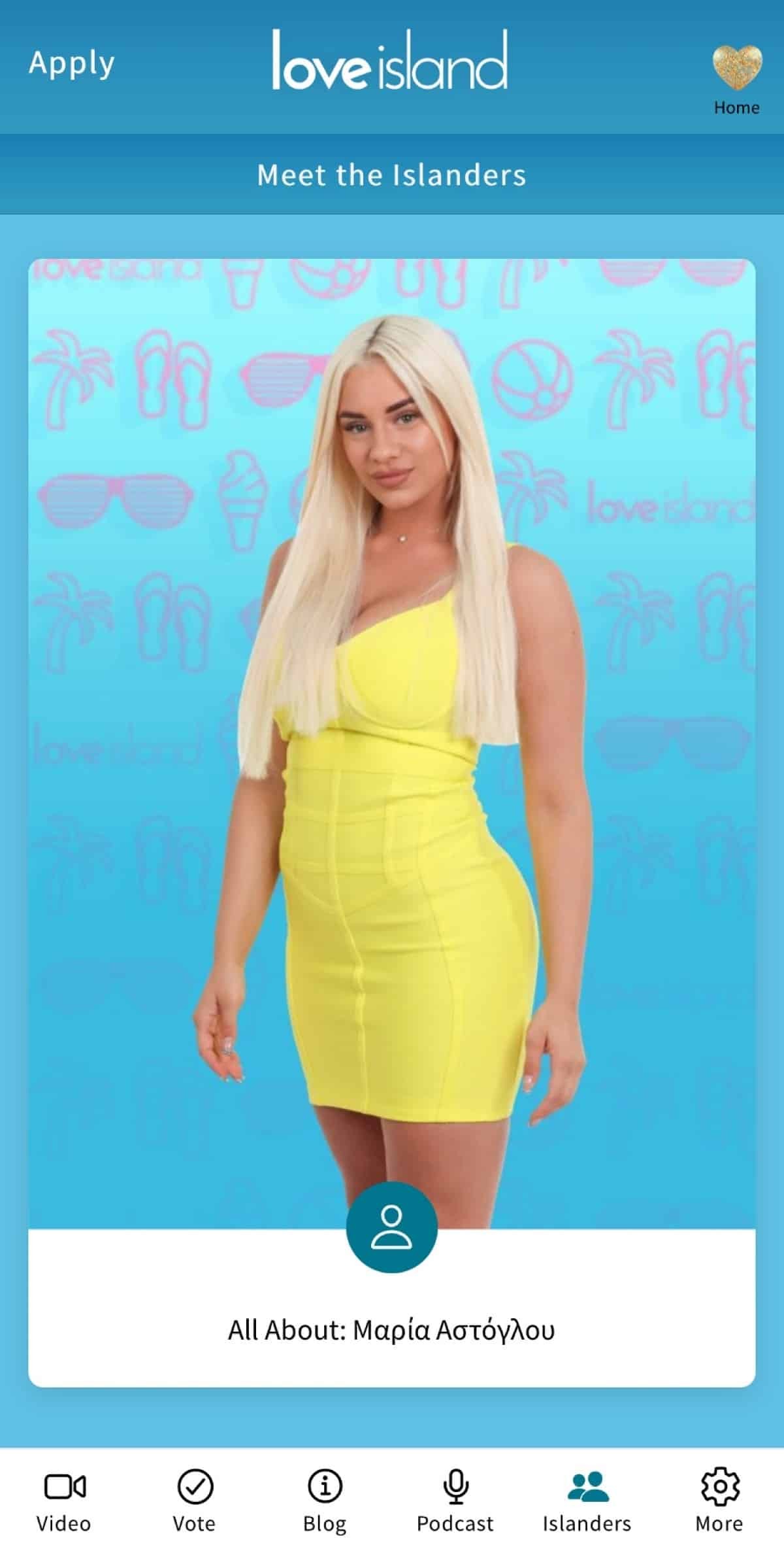 Love Island app