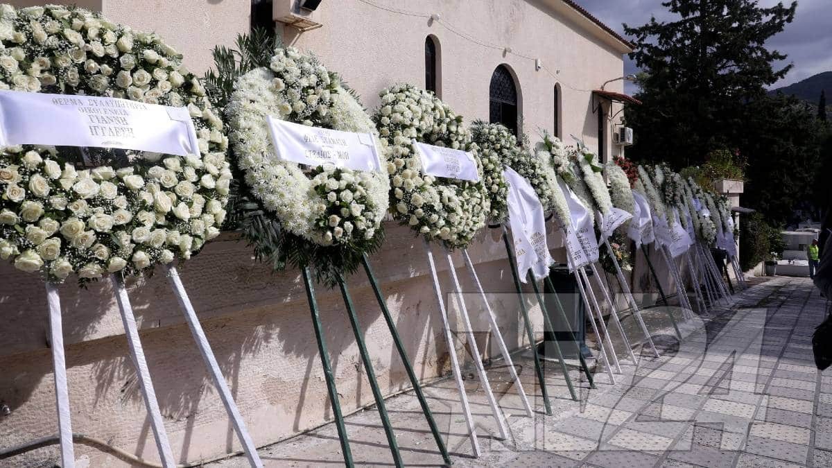 Θλίψη στην κηδεία του Σταμάτη Κόκοτα