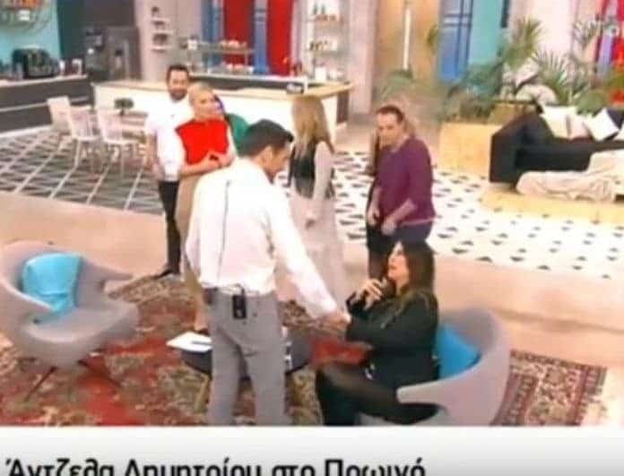 Χαμός στο Πρωινό! Η Άντζελα Δημητρίου έστησε στην γωνία τον Τσουρό!