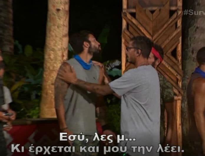 Survivor 2: «Πάμε να τα πούμε έξω...»! Παραλίγο να παίξουν ξύλο Τεό και ο Ηλίας για την μηλόπιτα! (video)