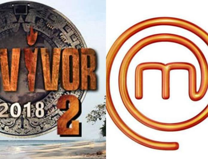 Τηλεθέαση: Μονομαχία στην prime time! Master chef vs Survivor! Ποιο τερμάτισε πρώτο;